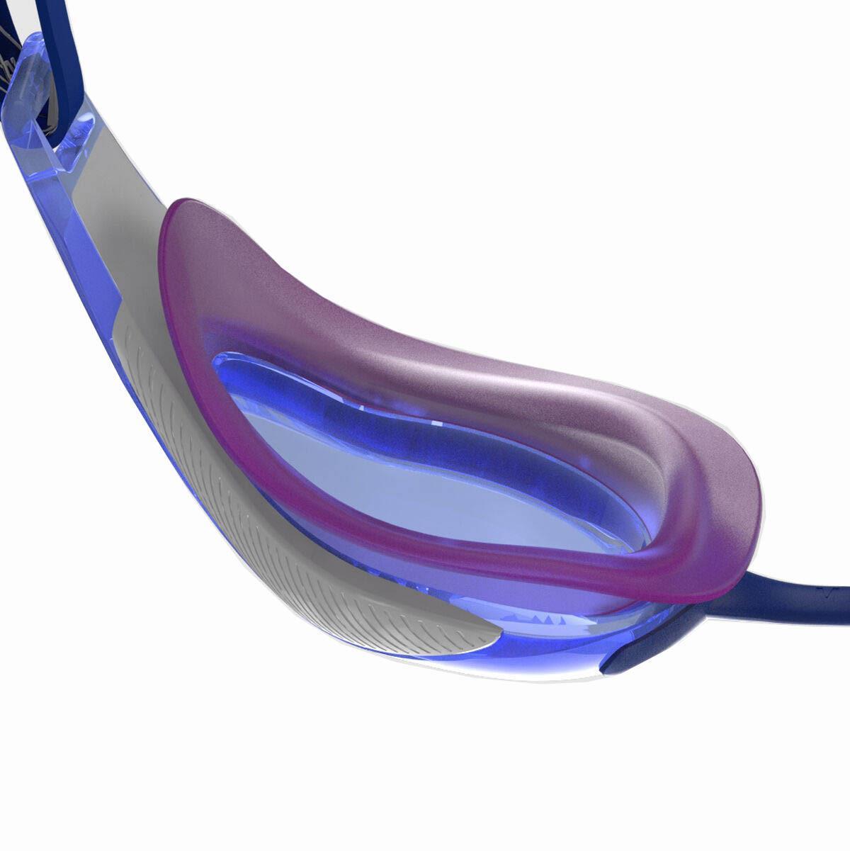 Speedo Fastskin Hyper Elite Goggles - Blue Flame / Diva / White-548420