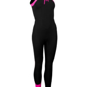 HEAD Women's OW Explorer LJ 3.2.2 Sleeveless Wetsuit - Black/ Pink-0