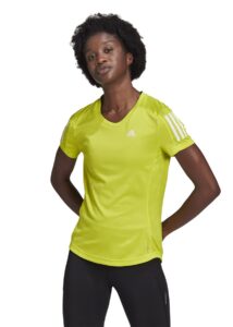 Adidas Women's Own the Run T-Shirt - Yellow