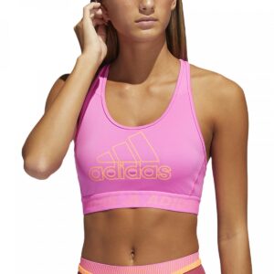 Adidas Women's DRST BOS Workout Bra - Pink-0