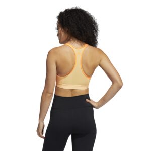 Adidas Women’s DRST 3 BAR Workout Bra – Orange