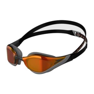 Speedo Fastskin Pure Focus Mirror Goggles - Black / Cool Grey / Fire Gold-0