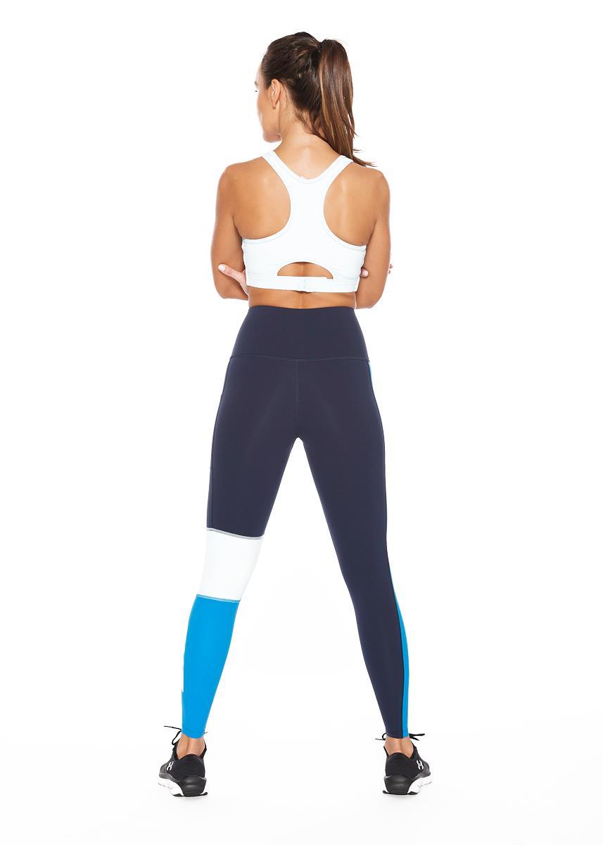 2XU Women's Form Block Hi-Rise Compression Tights - Midnight/ White-548973