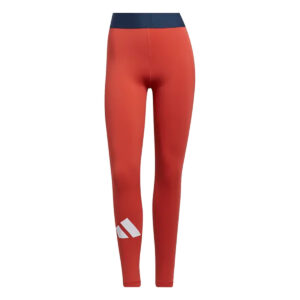 Adidas Women's Techfit Life Mid-rise Badge Of Sport Long Tights - Red-0