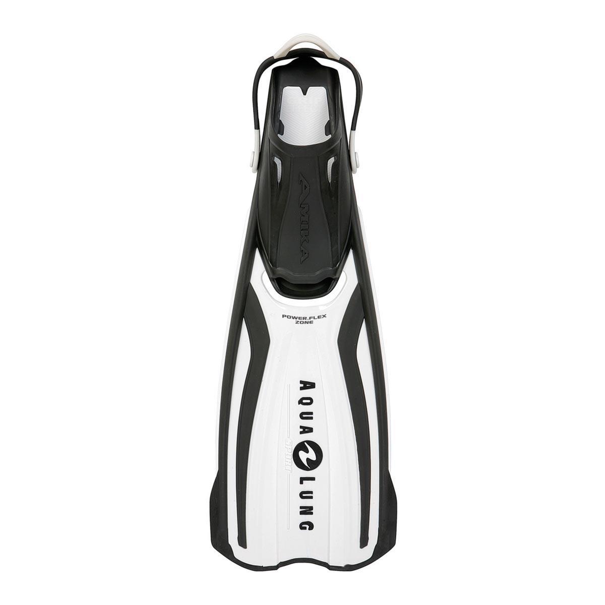 Aqua Lung Amika Snorkelling Fins - White- Black-0