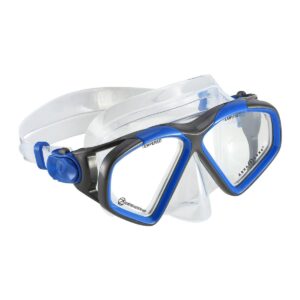 Aqua Lung Hawkeye Snorkelling Mask - Blue- Dark Grey-0