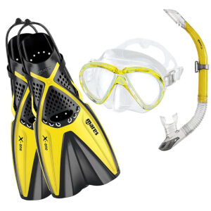 Mares X-One Marea Snorkelling Set - Yellow-0
