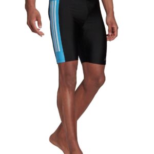 Adidas Men's FIT 3SECOND Jammer - Black/ Blue-0
