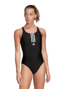 Adidas SH3.RO Mid 3 Stripe Swimsuit - Black