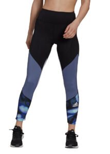 Adidas Women's FeelBrilliant Aeroready You For You 7/8 Tights - Black/ Violet