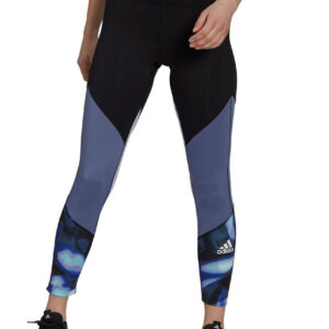 Adidas Women's FeelBrilliant Aeroready You For You 7/8 Tights - Black/ Violet-0