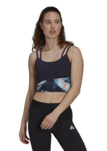 Adidas Women's Aeroready You For You Bra Top - Black/ Violet