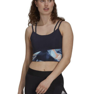 Adidas Women's Aeroready You For You Bra Top - Black/ Violet-0