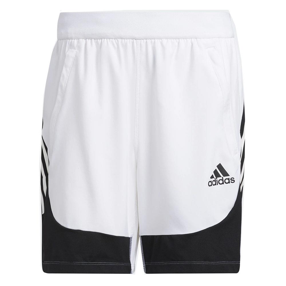 Adidas Men's Aeroready 3 Stripe Shorts - White-552169