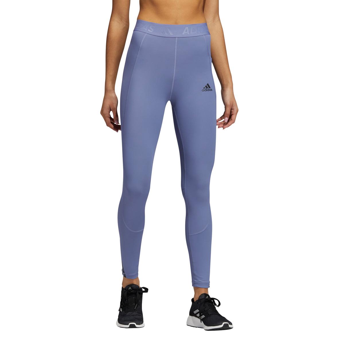 Adidas Women's 3 Stripe Tights - Violet-0