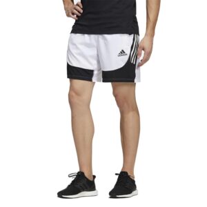 Adidas Men's Aeroready 3 Stripe Shorts - White-0
