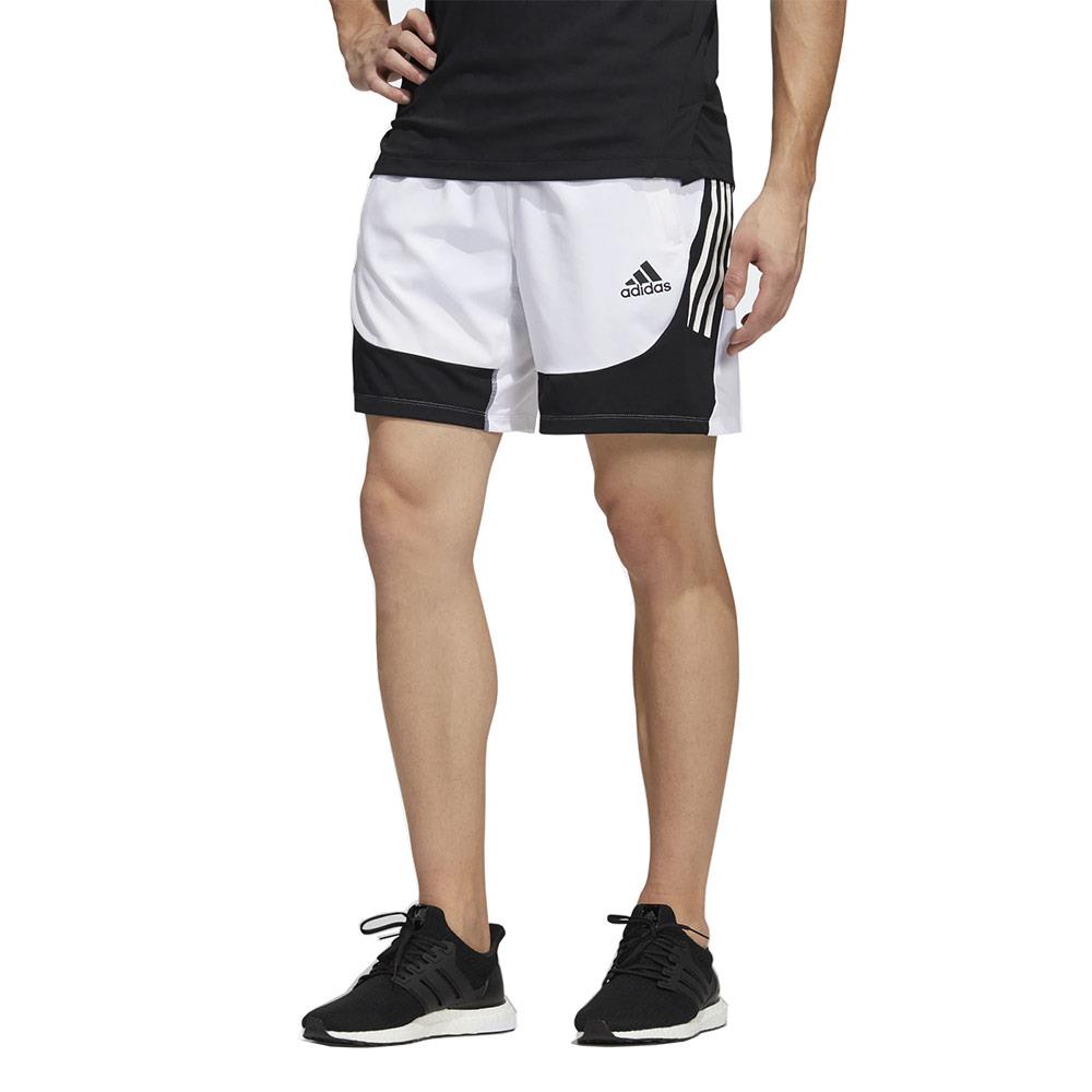 Adidas Men's Aeroready 3 Stripe Shorts - White-0