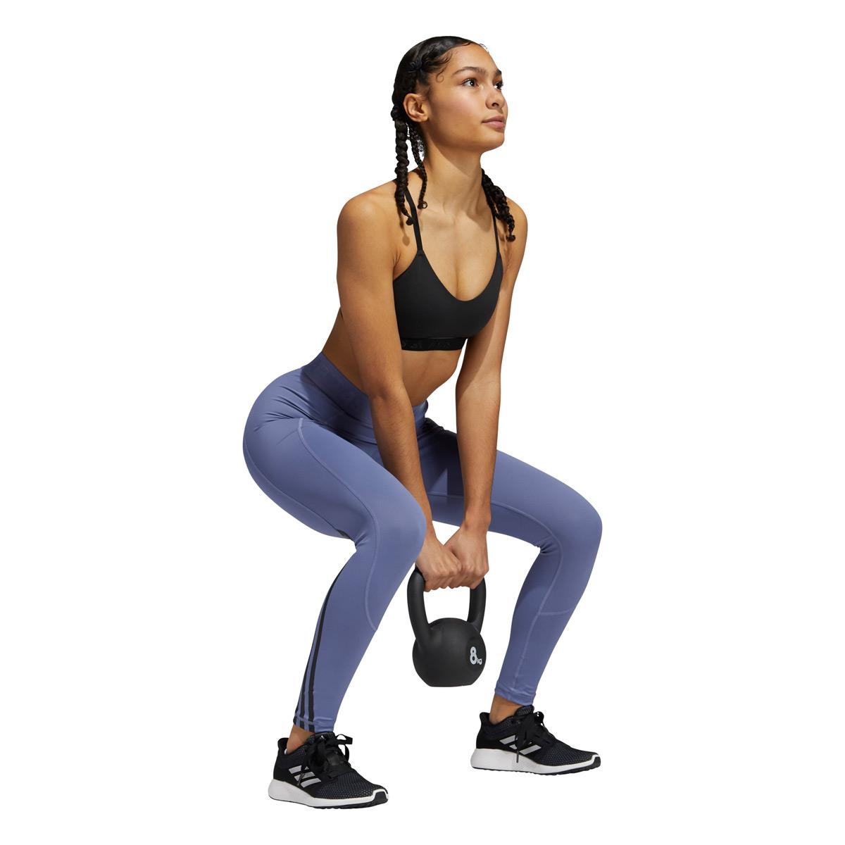 Adidas Women's 3 Stripe Tights - Violet-551277