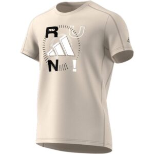 Adidas Men's Run Logo T-Shirt - White-0