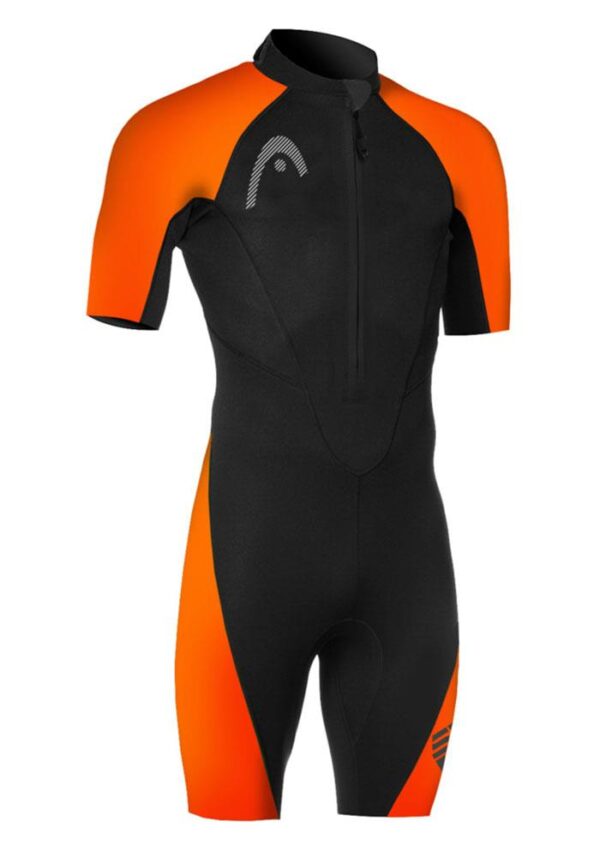 HEAD Men's Multix VL 2.5 Shorty Wetsuit - Black/ Orange-0