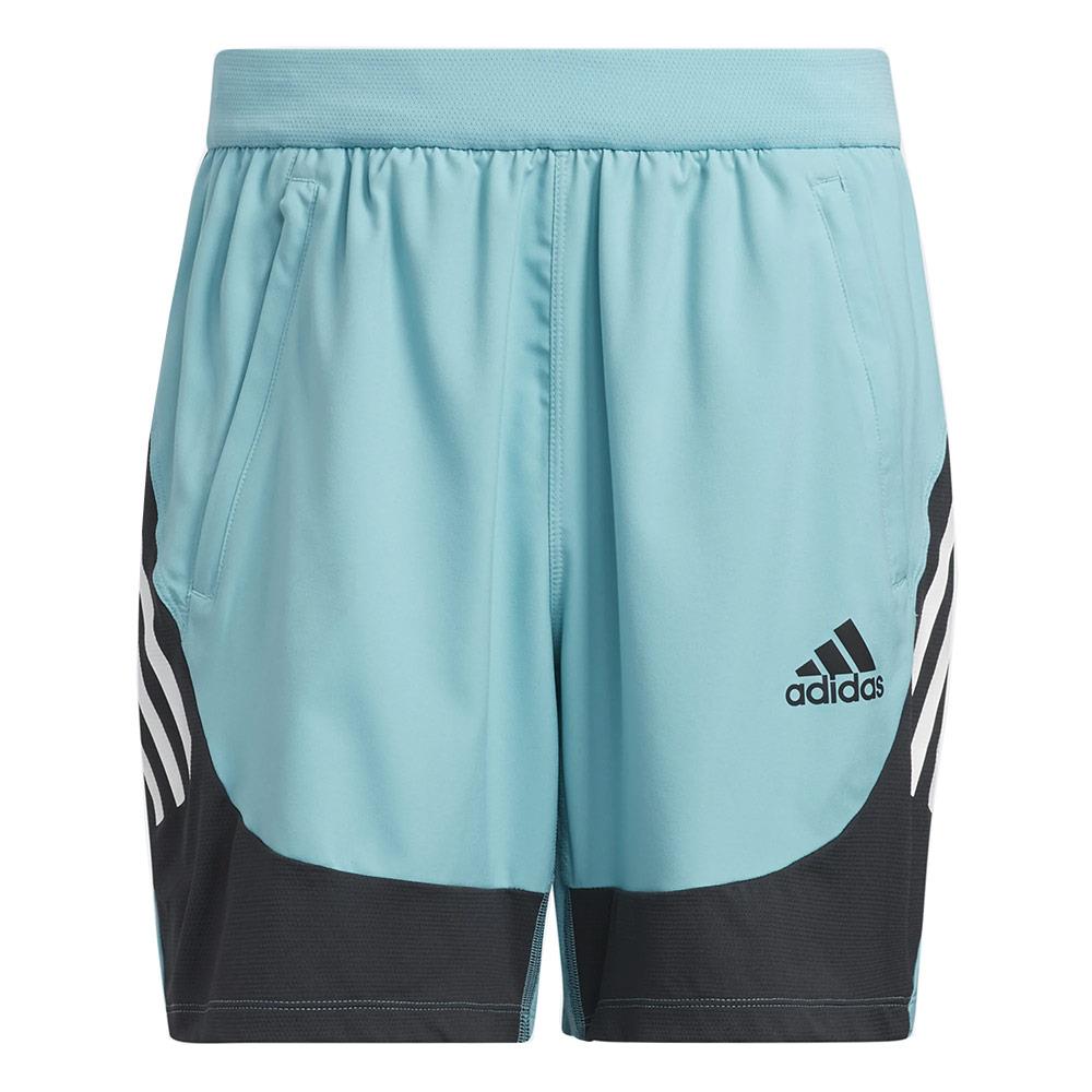 Adidas Men's Aeroready 3 Stripe Shorts - Mint-552210