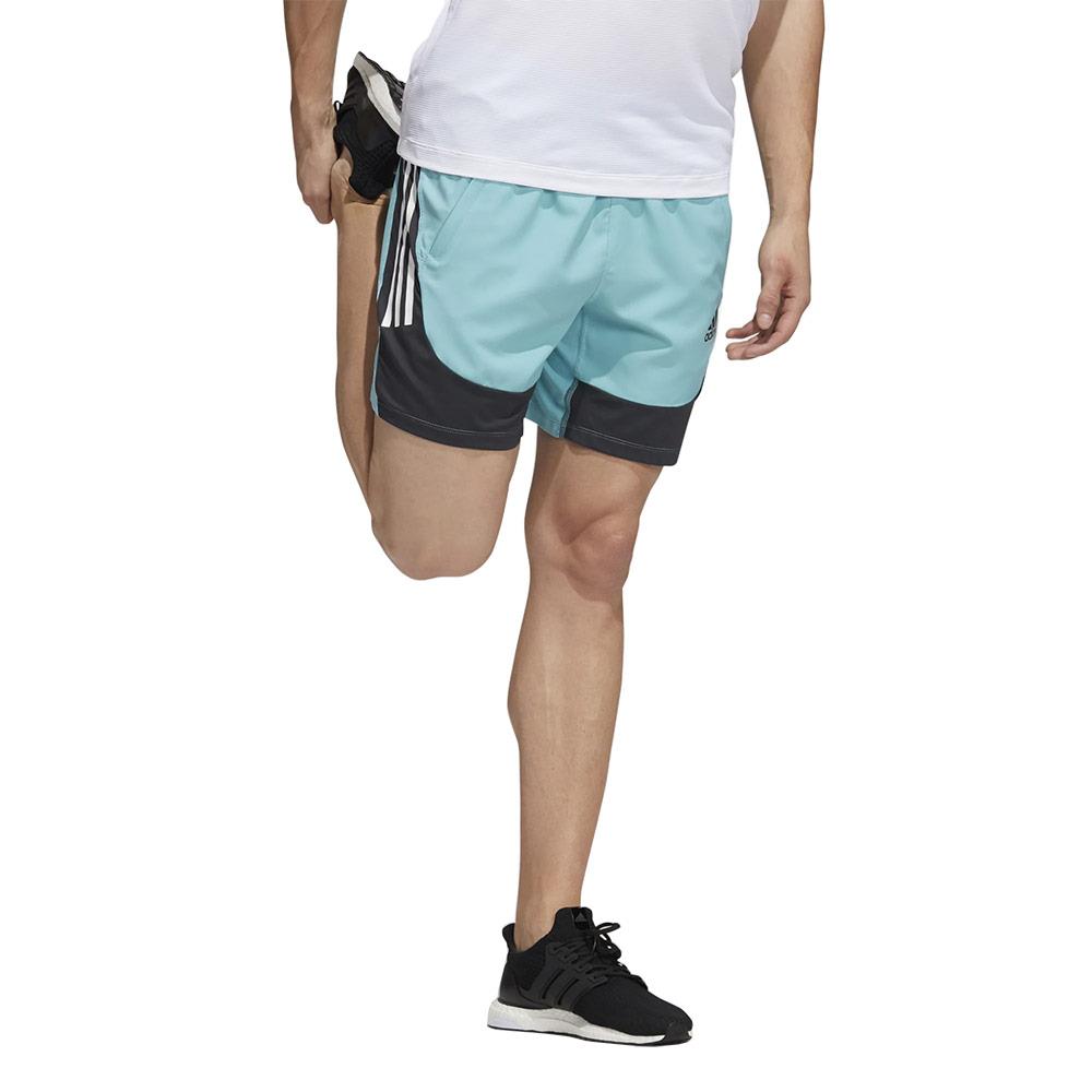 Adidas Men's Aeroready 3 Stripe Shorts - Mint-552208