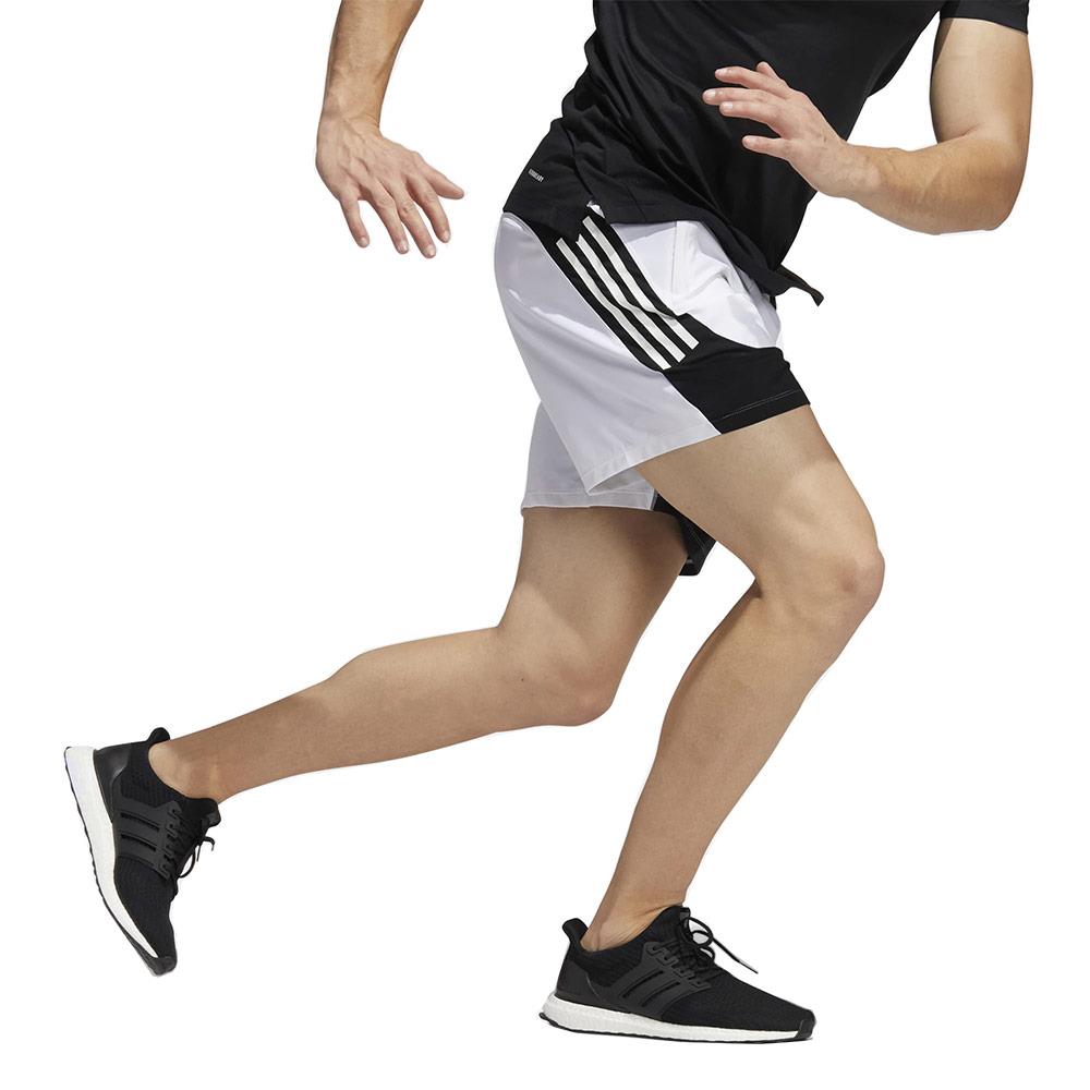 Adidas Men's Aeroready 3 Stripe Shorts - White-552167