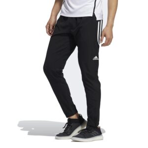 Adidas Men's Player 3 Stripe Windbreaker Joggers - Black-0