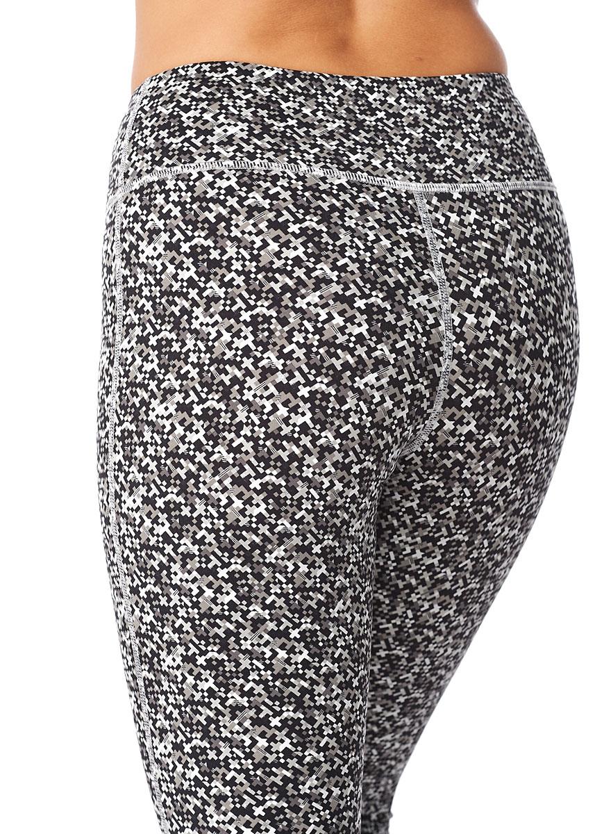 2XU Women's Form Print Mid-Rise Compression Tights - Harbor Mist-brand