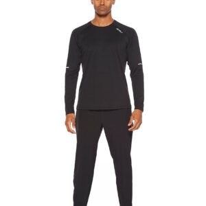 2XU Men's Aero Long Sleeve T-Shirt - Black-0