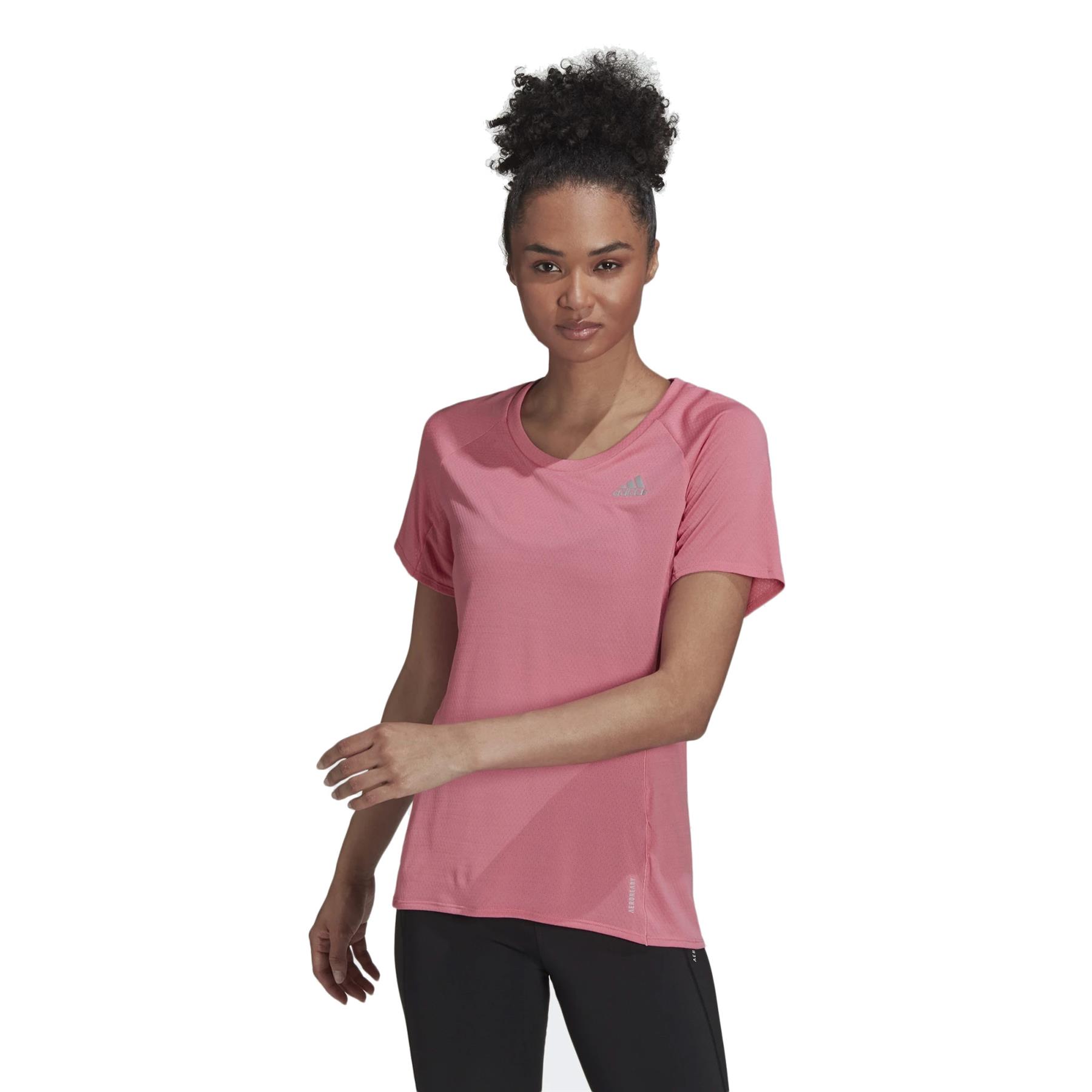 Adidas Women's Adi Runner T-Shirt - Rose-553652