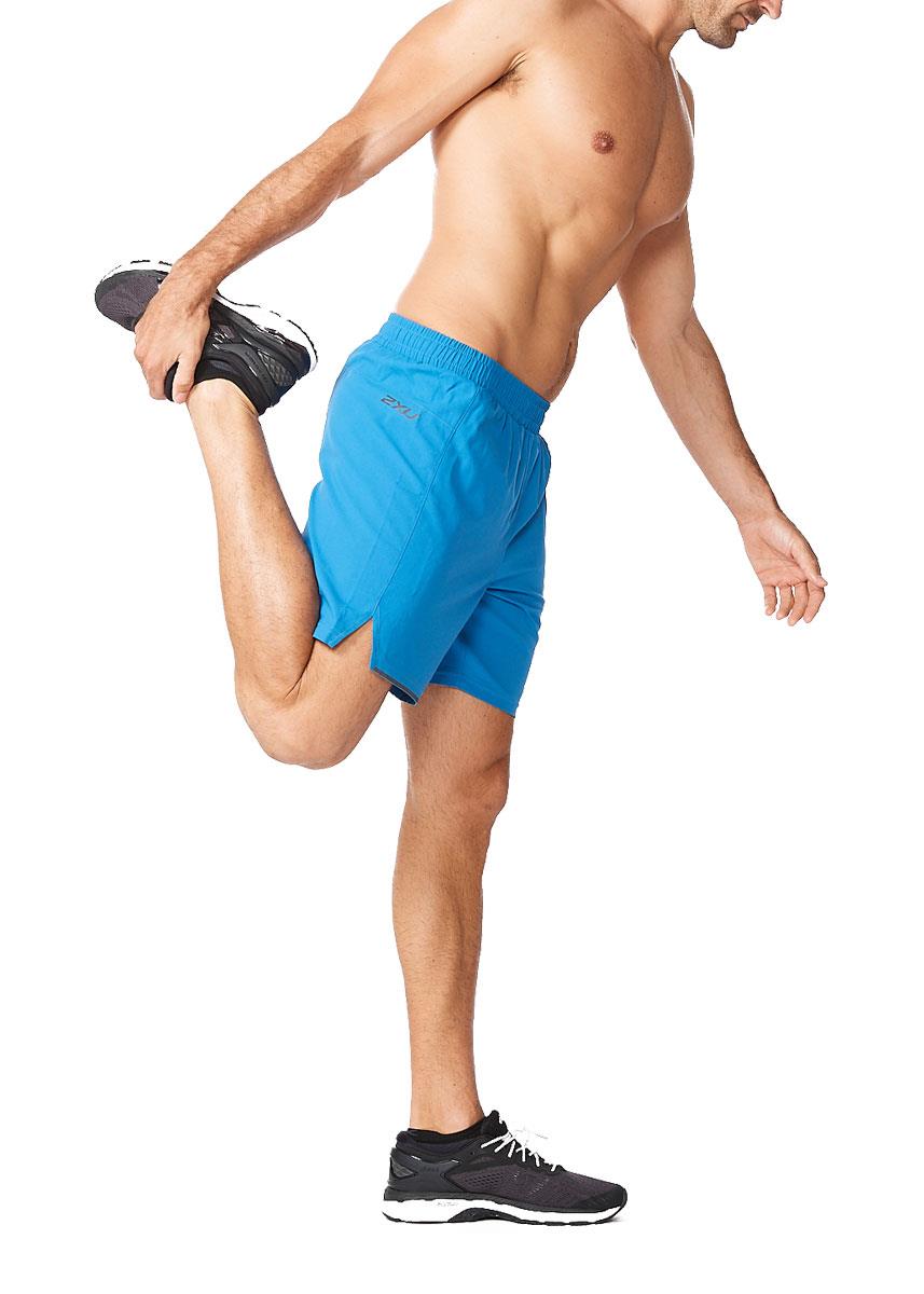 2XU Men's Aero 7-inch Shorts - Lake Blue-553316