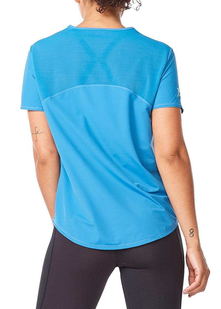 2XU Women's Motion Mesh T-Shirt - Lake Blue-553540