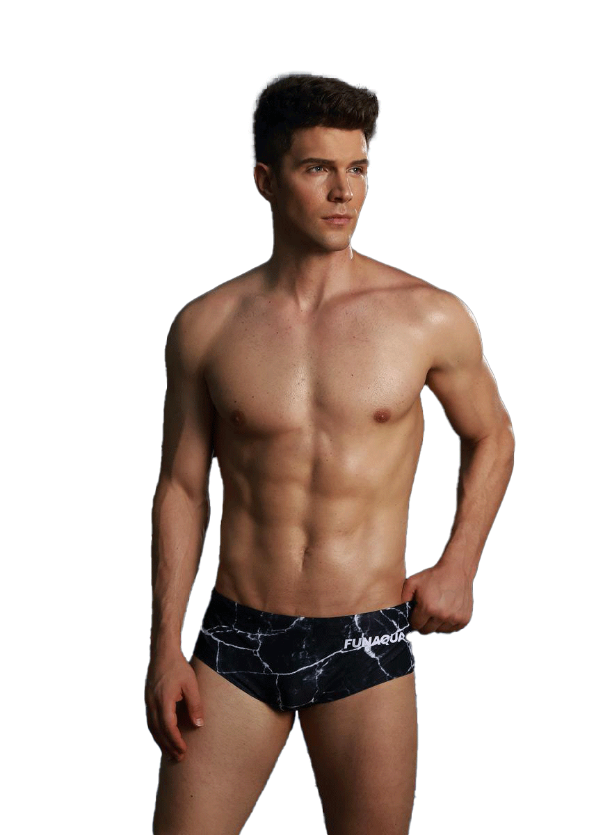 FunAqua Black Marble Trainer-brand