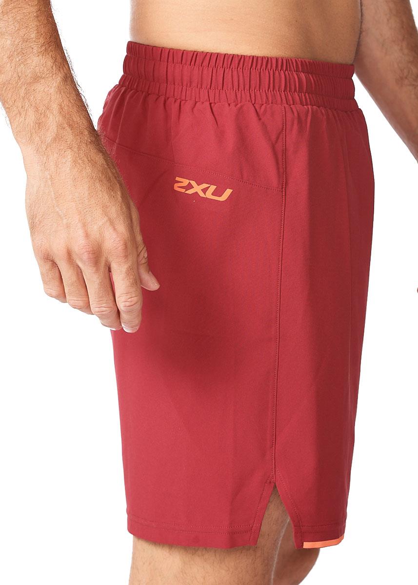 2XU Men's Aero 7-inch Shorts - Rhubarb-553349