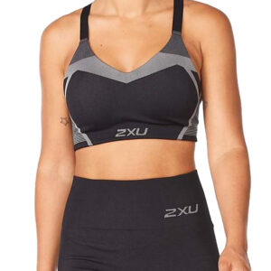 2XU Women's Motion Tech Bra - Black-0