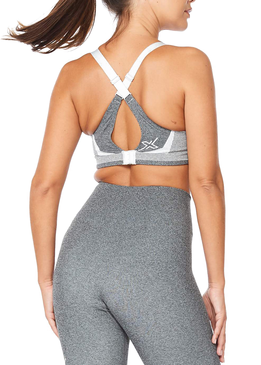 2XU Women's Motion Tech Bra - Grey Marle-brand