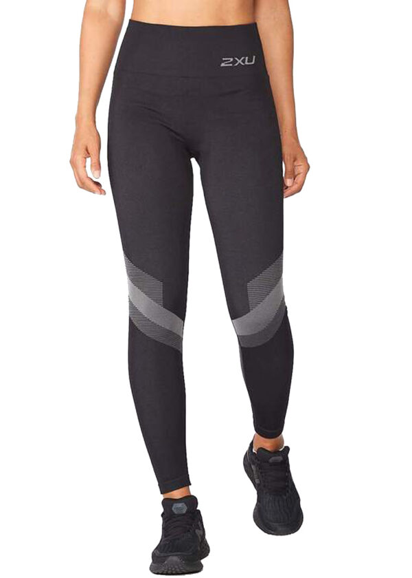 2XU Women's Motion Tech Tights - Black-0