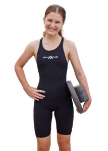 Amanzi Girl's Jet Kneelength Swimsuit