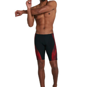Speedo Mens Pro Endurance+ Jammer - Black / Dragonfire Orange-0