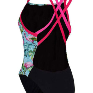Phelps Female Flamingo Open Back Swimsuit