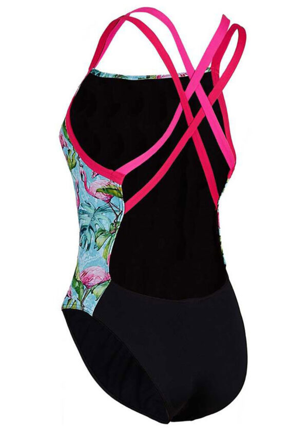 Phelps Female Flamingo Open Back Swimsuit