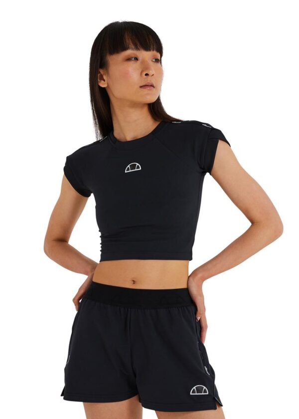 Ellesse Women's Arianne Crop T-Shirt - Black-0