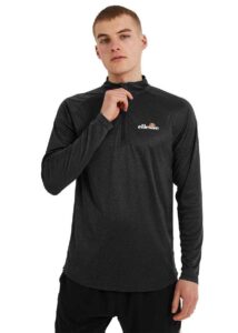 Ellesse Men's Bovaro 1/2 Zip Top - Black