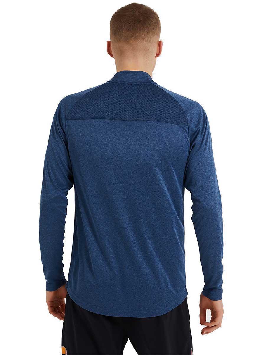Ellesse Men's Bovaro 1/2 Zip Top - Navy Marl-brand