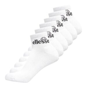 Ellesse Unisex Volli Ankle Socks - White-0