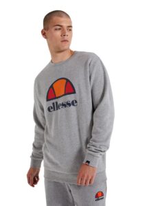 Ellesse Men's Perc Sweatshirt - Grey Marl