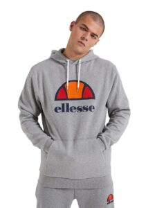 Ellesse Men's Dahryl OH Hoody - Grey Marl