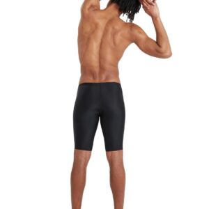 Speedo Printed V-Front Jammer – Black/Beautiful Blue/Lazor Lemon