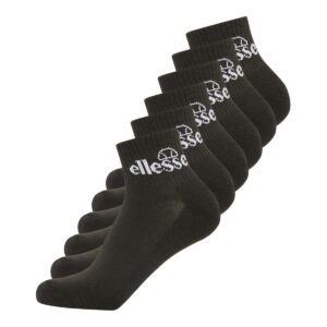 Ellesse Unisex Volli Ankle Socks - Black-0